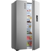 Fridgemaster MS91520DES American Fridge Freezer, Silver, E Rated,  Non-Plumbed