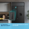 Fridgemaster MS91558DEB American Fridge Freezer, Black, E Rated,  Non-Plumbed