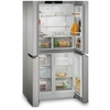 Liebherr Msdd9012 American Fridge Freezer,  Non-Plumbed, Stainless Steel, D Rated
