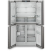 Liebherr Msdd9012 American Fridge Freezer,  Non-Plumbed, Stainless Steel, D Rated
