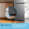 Fridgemaster MTM48120ES Static Fridge Freezer, 80/20, Silver, E Rated
