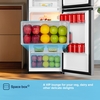 Fridgemaster MTM48120ES Static Fridge Freezer, 80/20, Silver, E Rated