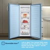 Fridgemaster MTZ55153E Static Tall Freezer, White, E Rated