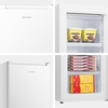 Fridgemaster MUZ4860E Static Under Counter Freezer, White, E Rated