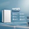 Fridgemaster MUZ4860E Static Under Counter Freezer, White, E Rated