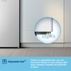 Fridgemaster MUZ4860E Static Under Counter Freezer, White, E Rated
