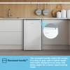 Fridgemaster MUZ4860E Static Under Counter Freezer, White, E Rated