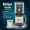 Ninja NC501UK CREAMi  Deluxe 10-in-1 Ice Cream and Frozen Drink Maker, Black