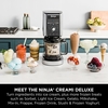 Ninja NC501UK CREAMi  Deluxe 10-in-1 Ice Cream and Frozen Drink Maker, Black