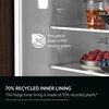AEG NSK7D181EC 7000 Built-In Larder Fridge, Fixed Hinge, E Rated