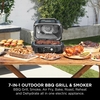 Ninja OG901UK Black & Blue Woodfire Pro Connect XL Electric BBQ Grill & Smoker
