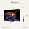LG OLED83C66LB.AEK 83" OLED evo Smart Television, 4K Ultra HD, D Rated