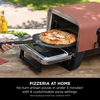 Ninja OO101UK Woodfire Electric Outdoor Oven, Artisan Pizza Maker and BBQ Smoker, Copper