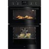 AEG OU5CP40B Built-In Electric Double Oven, Black, A Rated