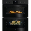 AEG OU5NU20B Built-Under Electric Double Oven, Black, A Rated