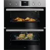 AEG OU5NU20M Built-Under Electric Double Oven, Stainless Steel, A Rated