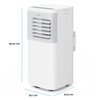 Ecoair APOLLO 12K Portable Air Conditioner - 12000 BTUs,  Vented, White
