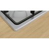 Bosch PBP6B5K60 Series 2 4 Burner Gas Hob, Stainless Steel