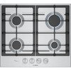 Bosch PCP6A5I90 Series 6 58cm 4 Burner Gas Hob, Stainless Steel