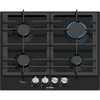 Bosch PCP6A6I90 Series 6 4 Burner Gas Hob, Black