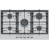 Bosch PCQ7A5I90 Series 6 5 Burner Gas Hob, Stainless Steel