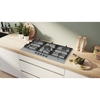 Bosch PCR9A5I90 Series 6 5 Burner Gas Hob, Stainless Steel