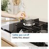 Bosch PCS7A5I90 Series 6 5 Burner Gas Hob, Stainless Steel