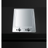 Smeg PGF30T-1 Classic 51cm Teppan Yaki Domino Hob, Stainless Steel
