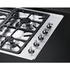 Smeg PGF95-4 Classic 86cm 5 Burner Gas Hob, Stainless Steel