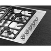 Smeg PGF95-4 Classic 86cm 5 Burner Gas Hob, Stainless Steel