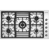 Smeg PGF95-4 Classic 86cm 5 Burner Gas Hob, Stainless Steel
