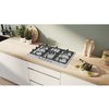 Bosch PGQ7B5K90 Series 4 5 Burner Gas Hob, Stainless Steel