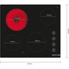 Bosch PKE611CA3E Series 2 59cm Ceramic Hob, Black