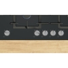 Bosch PPM9A6I40 Series 6 92cm 5 Burner Gas Hob, Black