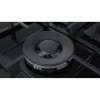 Bosch PPQ7A6B90 Series 6 5 Burner Gas Hob, Black on Glass