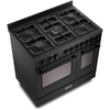 DeLonghi PRO 965 TGAA 90cm Gas Range Cooker, Grey, A Rated