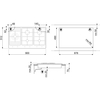 Smeg PS9062 Classic 90cm 5 Burner Gas Hob, Stainless Steel