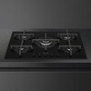 Smeg PV275B 72cm 5 Burner Gas Hob, Black