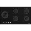 Smeg PV395LN Classic 90cm 5 Burner Gas Hob, Black