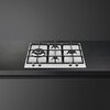 Smeg PX364L Classic 60cm 4 Burner Gas Hob, Stainless Steel