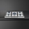 Smeg PX375 Classic 73cm 5 Burner Gas Hob, Stainless Steel