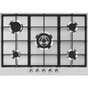 Smeg PX375 Classic 73cm 5 Burner Gas Hob, Stainless Steel