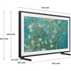 Samsung QE32LS03CBUXXU 32" The Frame Art Mode QLED Full HD HDR Smart TV, Black, F Rated