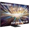 Samsung QE85QN800DTXXU QN800D 85" Neo QLED 8K HDR Smart TV, 8K Ultra HD, Black, G Rated