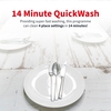 Sharp QW-NA1FF47D3W2-EN Dishwasher, 13 Place Settings, White, D Rated