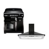 Rangemaster Classic Ceramic Range Cooker & Hood Pack, A Rated
