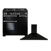 Rangemaster Kitchener Gas Range Cooker & Hood Pack, A+ Rated