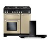 Rangemaster Kitchener Gas Range Cooker & Hood Pack, A+ Rated