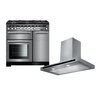 Rangemaster Encore Deluxe Dual Fuel Range Cooker & Hood Pack, A Rated