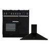 Rangemaster Professional Plus  Dual Fuel Range Cooker & Hood Pack, A Rated